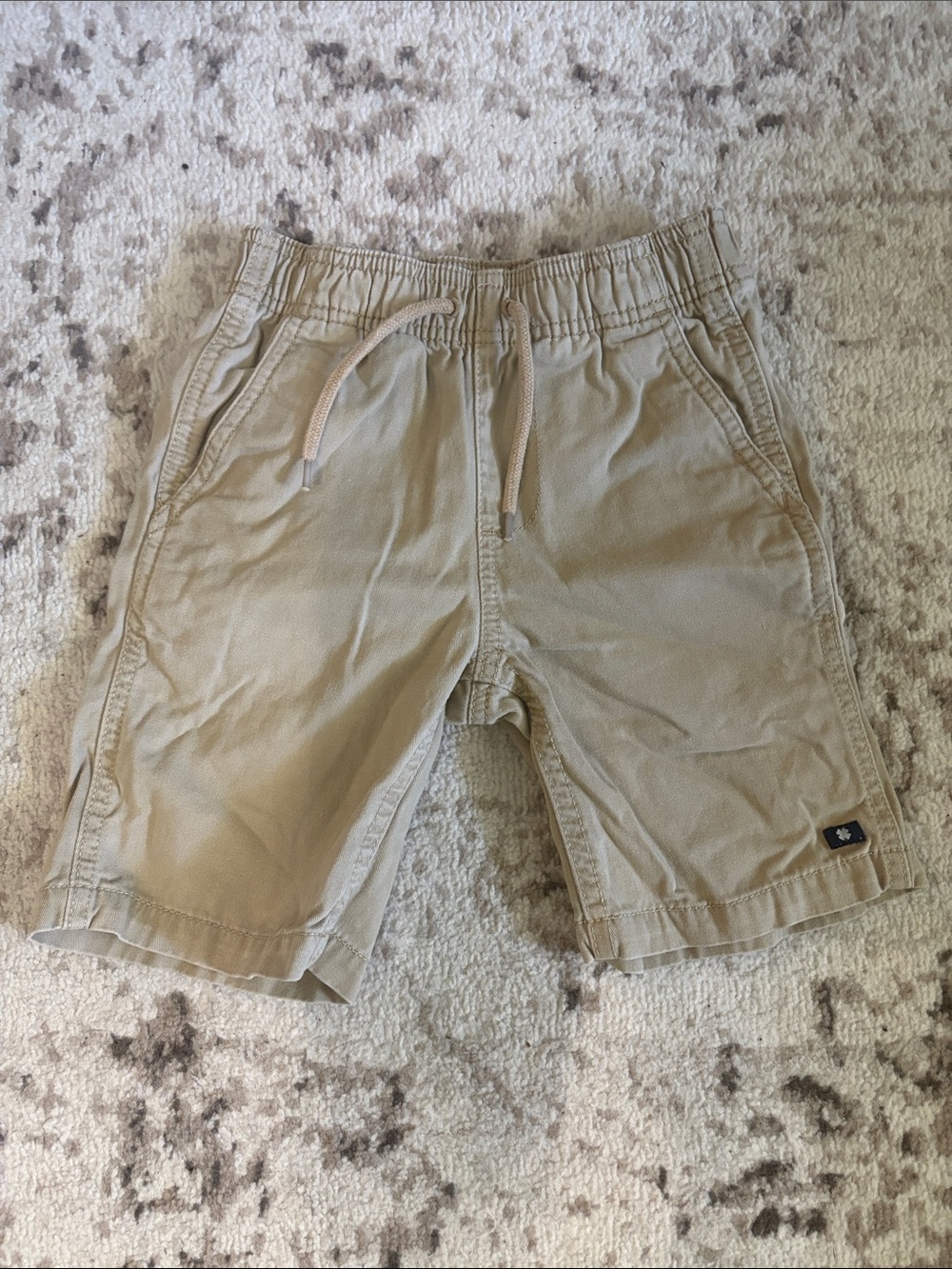Boys Lucky Brand Tan Drawstring Shorts